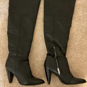 BCBGenerations Black Size 10 Over The Knee Boot